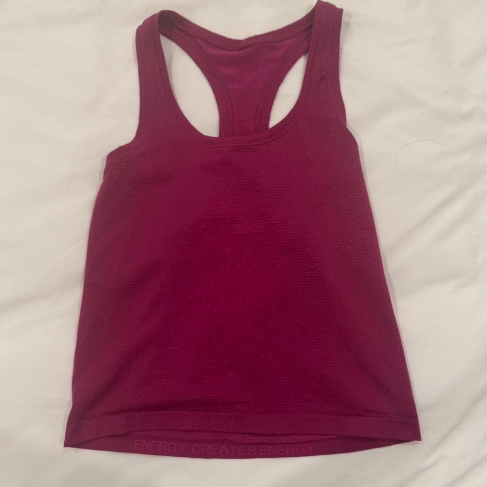 Lululemon Hot Pink Swiftly Tech 2.0 Tank Tank Top